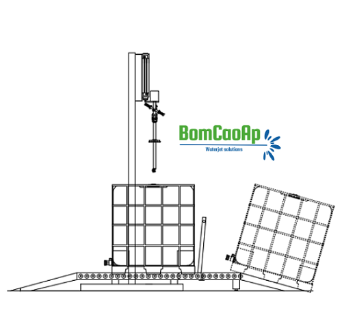 Đầu xoay phun rửa Bồn Tank áp lực cao